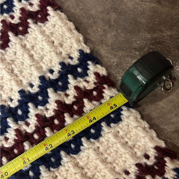 Striped Crochet Blanket - Picture 2 of 3